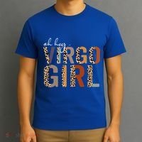 Wo Oh Hey Virgo Leopard August September Birthday Gift T-Shirt thumb 3