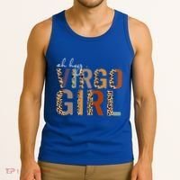 Wo Oh Hey Virgo Leopard August September Birthday Gift Tank Top thumb 3