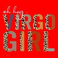 Wo Oh Hey Virgo Leopard August September Birthday Gift Santa Hat thumb 1
