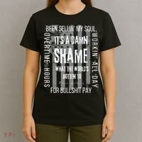 Working Overtime Hours For Bullshit Pay I Wanna Go Home Oliver Anthony T-Shirt thumb 4