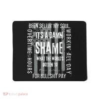 Working Overtime Hours For Bullshit Pay I Wanna Go Home Oliver Anthony Mousepad thumb 0