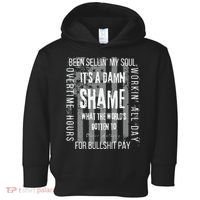 Working Overtime Hours For Bullshit Pay I Wanna Go Home Oliver Anthony Toddler Hoodie thumb 0