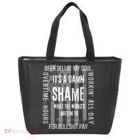Working Overtime Hours For Bullshit Pay I Wanna Go Home Oliver Anthony Tote Bag thumb 0