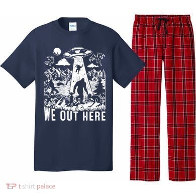 We Out Here Support All Your Local Mythical Cryptid Monsters Pajama Set