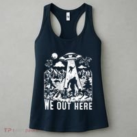 We Out Here Support All Your Local Mythical Cryptid Monsters Women's Tank Top thumb 3