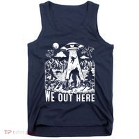 We Out Here Support All Your Local Mythical Cryptid Monsters Tank Top thumb 0