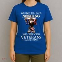We Owe Illegals Nothing We Owe Our Veterans Everything T-Shirt thumb 4