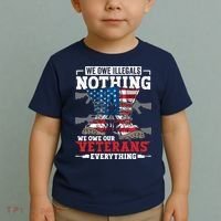 We Owe Illegals Nothing We Owe Our Veterans Everything Toddler T-Shirt thumb 2