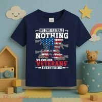 We Owe Illegals Nothing We Owe Our Veterans Everything Toddler T-Shirt thumb 3