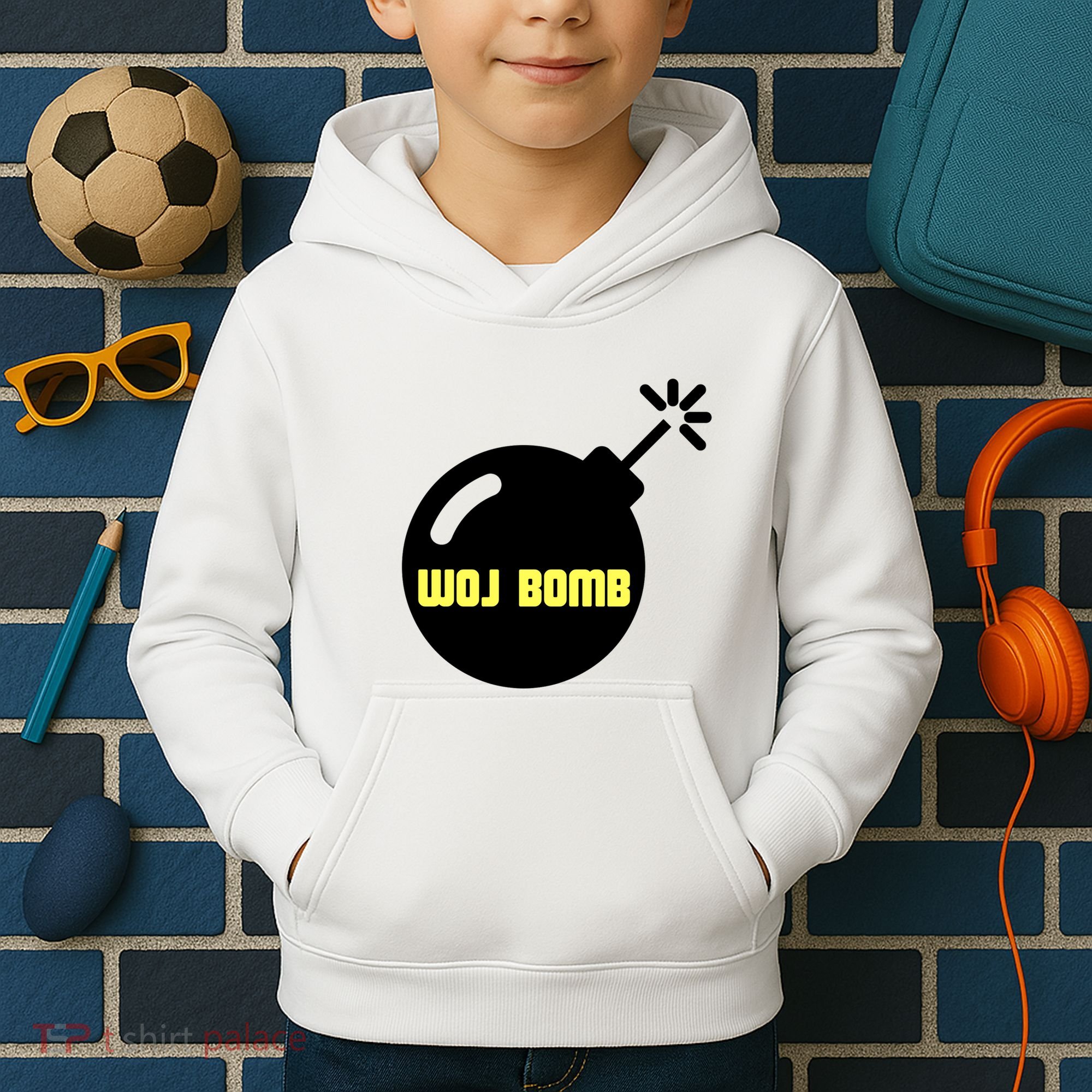 Woj Bomb Kids Hoodie