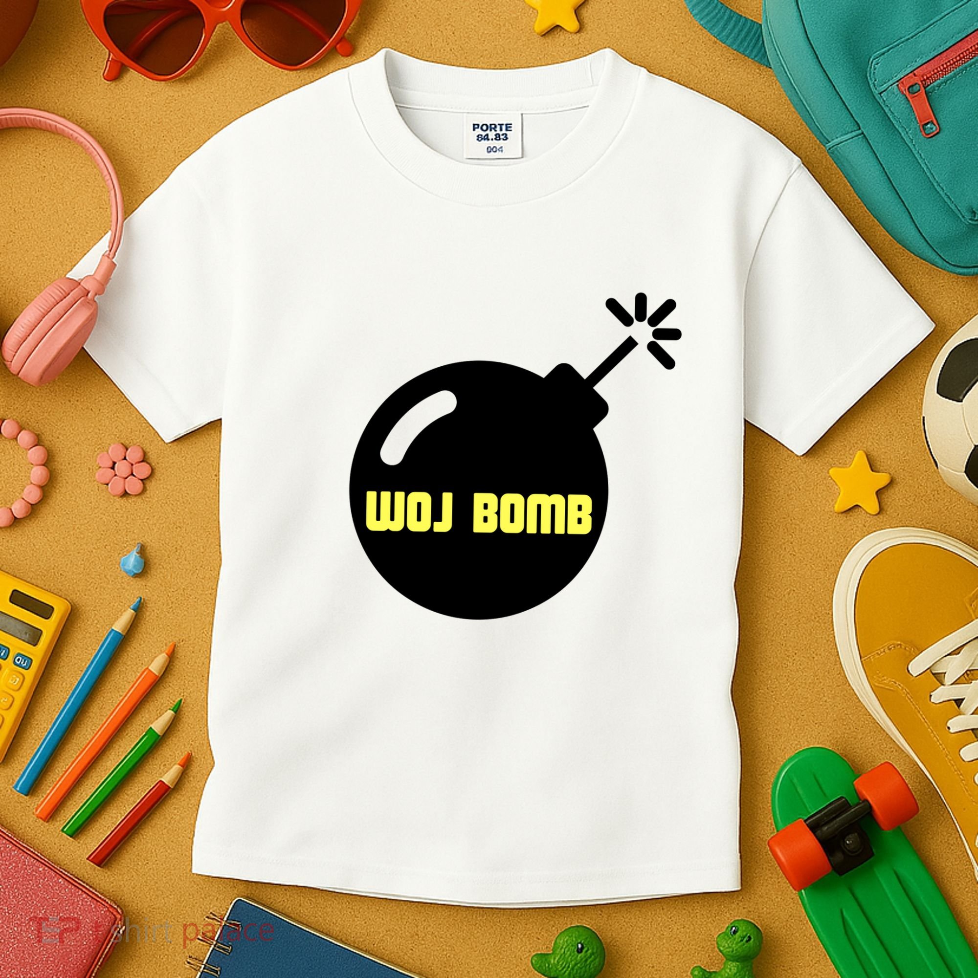 Woj Bomb Kids T-Shirt
