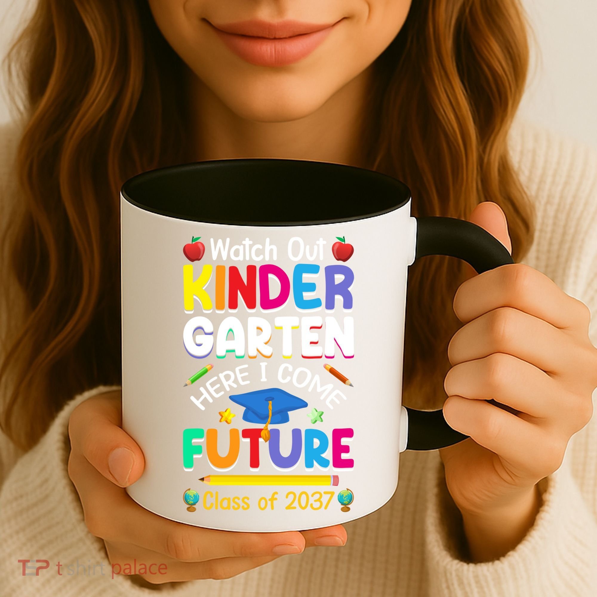 Watch Out Kindergarten Here I Come Future Class Of 2037 Cute Gift Coffee Mug
