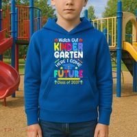 Watch Out Kindergarten Here I Come Future Class Of 2037 Cute Gift Kids Hoodie thumb 2