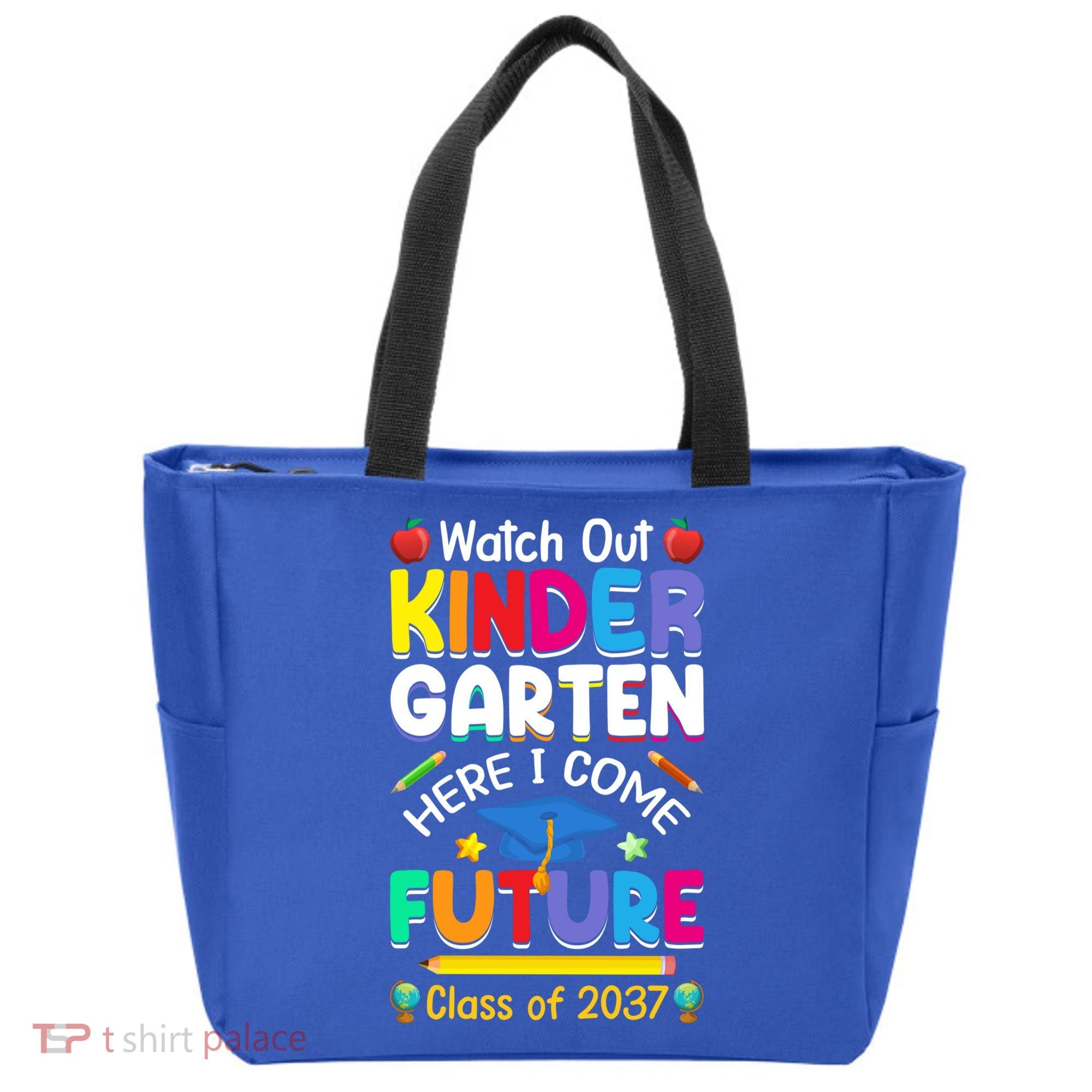 Watch Out Kindergarten Here I Come Future Class Of 2037 Cute Gift Tote Bag