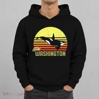 Washington Orca Killer Whale Puget Sound Marine Biologist Hoodie thumb 0