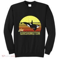 Washington Orca Killer Whale Puget Sound Marine Biologist Sweatshirt thumb 0