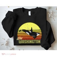 Washington Orca Killer Whale Puget Sound Marine Biologist Sweatshirt thumb 2
