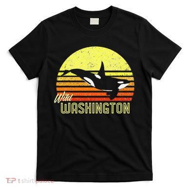 Washington Orca Killer Whale Puget Sound Marine Biologist T-Shirt