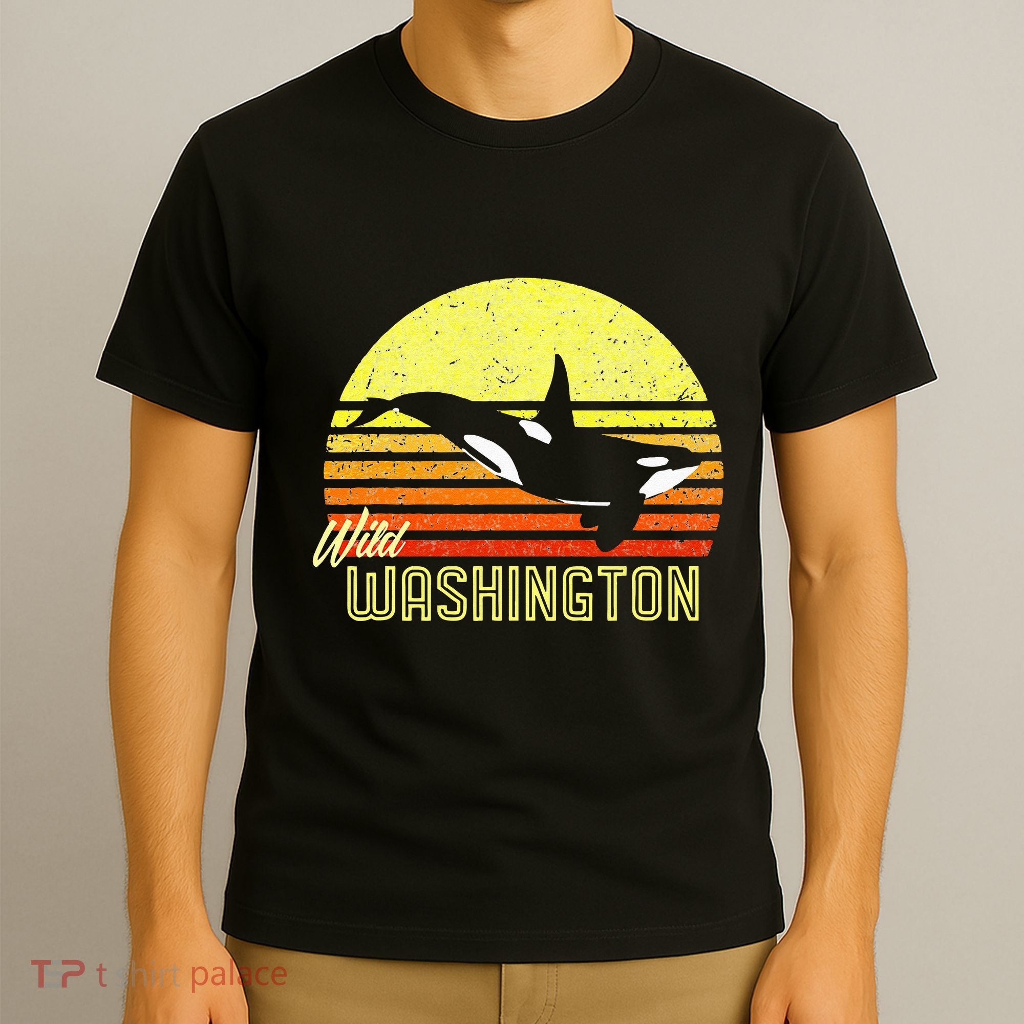 Washington Orca Killer Whale Puget Sound Marine Biologist T-Shirt