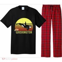 Washington Orca Killer Whale Puget Sound Marine Biologist Pajama Set thumb 0