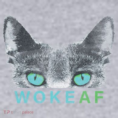 Woke AF Women's Racerback Cropped Tank
