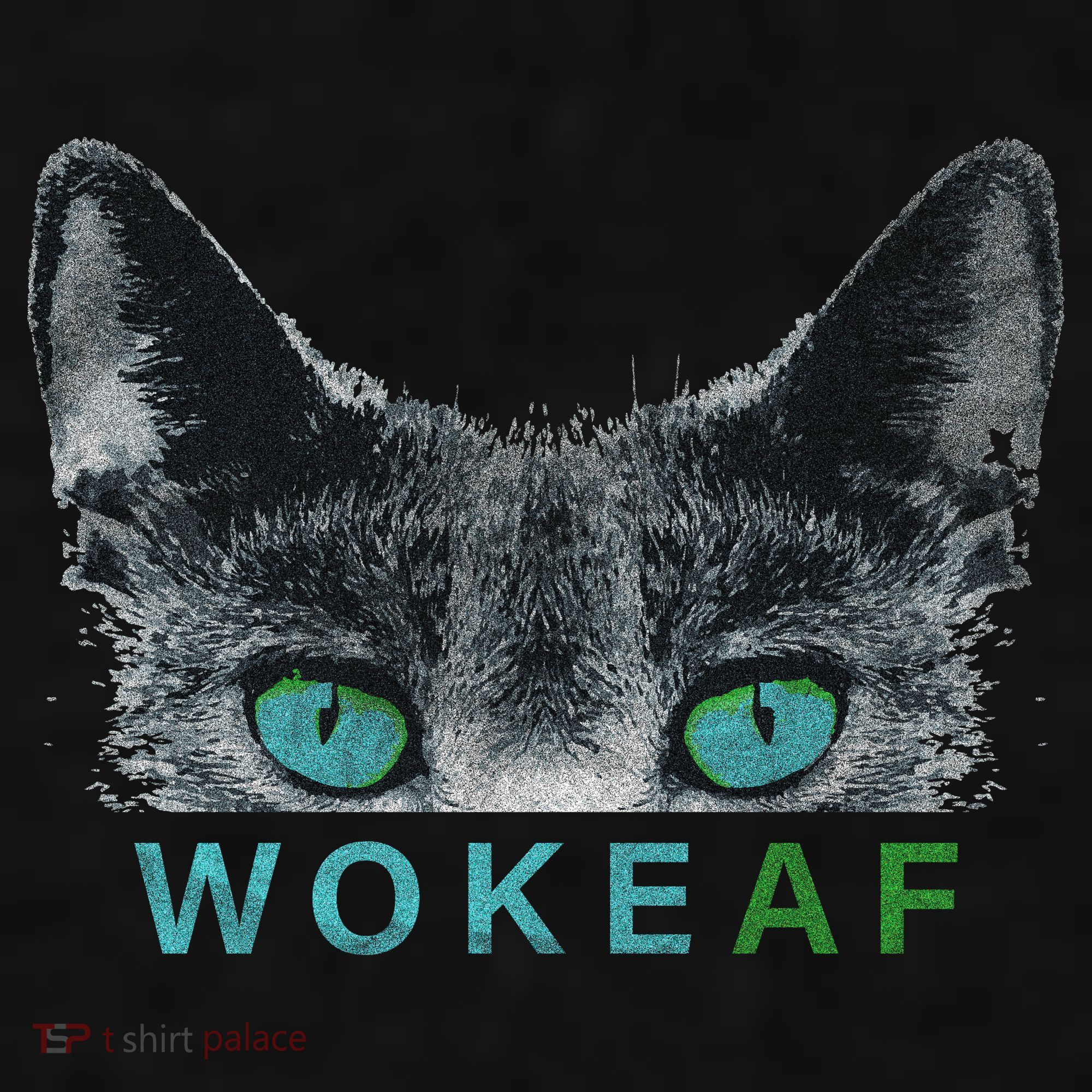Woke AF Ladies PosiCharge Tri-Blend Wicking Tank