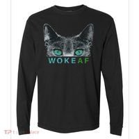 Woke AF Comfort Colors Heavyweight Long Sleeve T-Shirt thumb 0