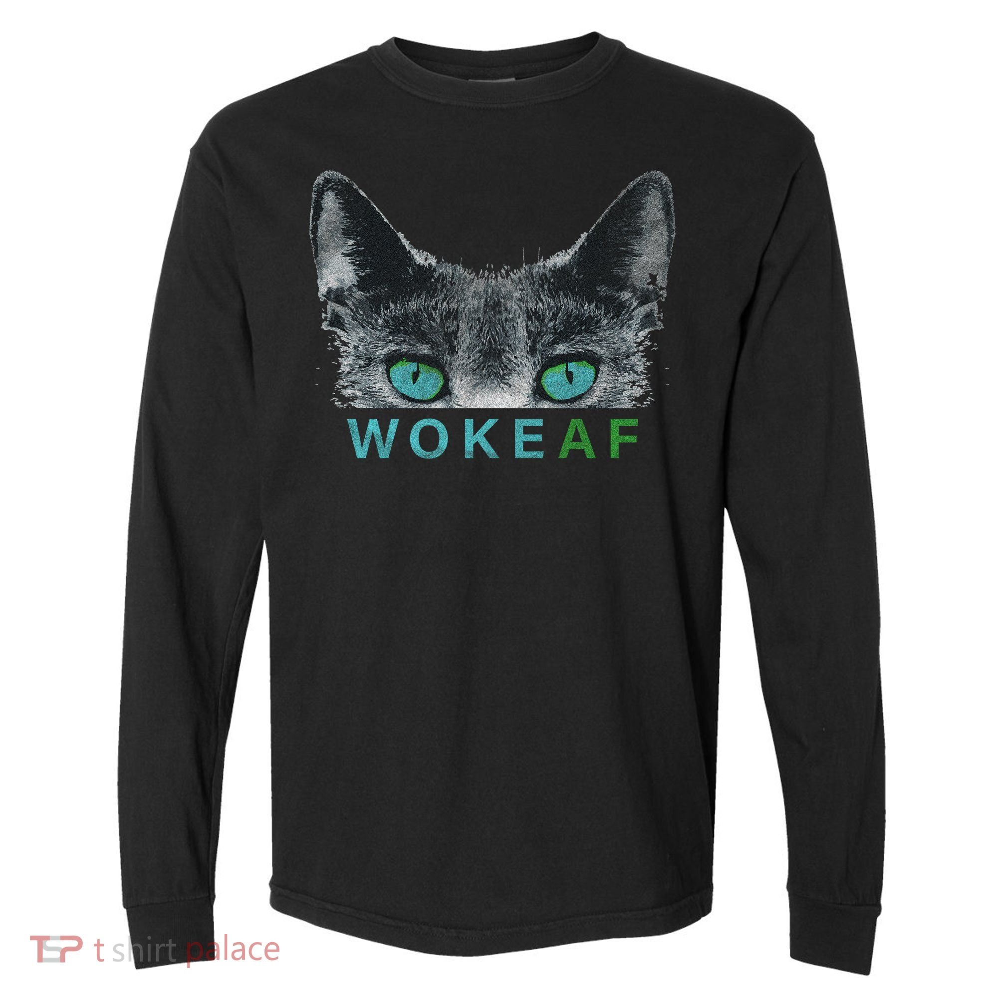 Woke AF Comfort Colors Heavyweight Long Sleeve T-Shirt