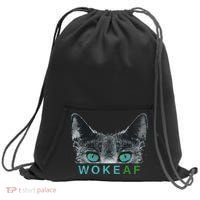 Woke AF Sweatshirt Cinch Pack Bag thumb 0