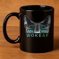 Woke AF 11oz C Handle Ceramic Mug thumb 4