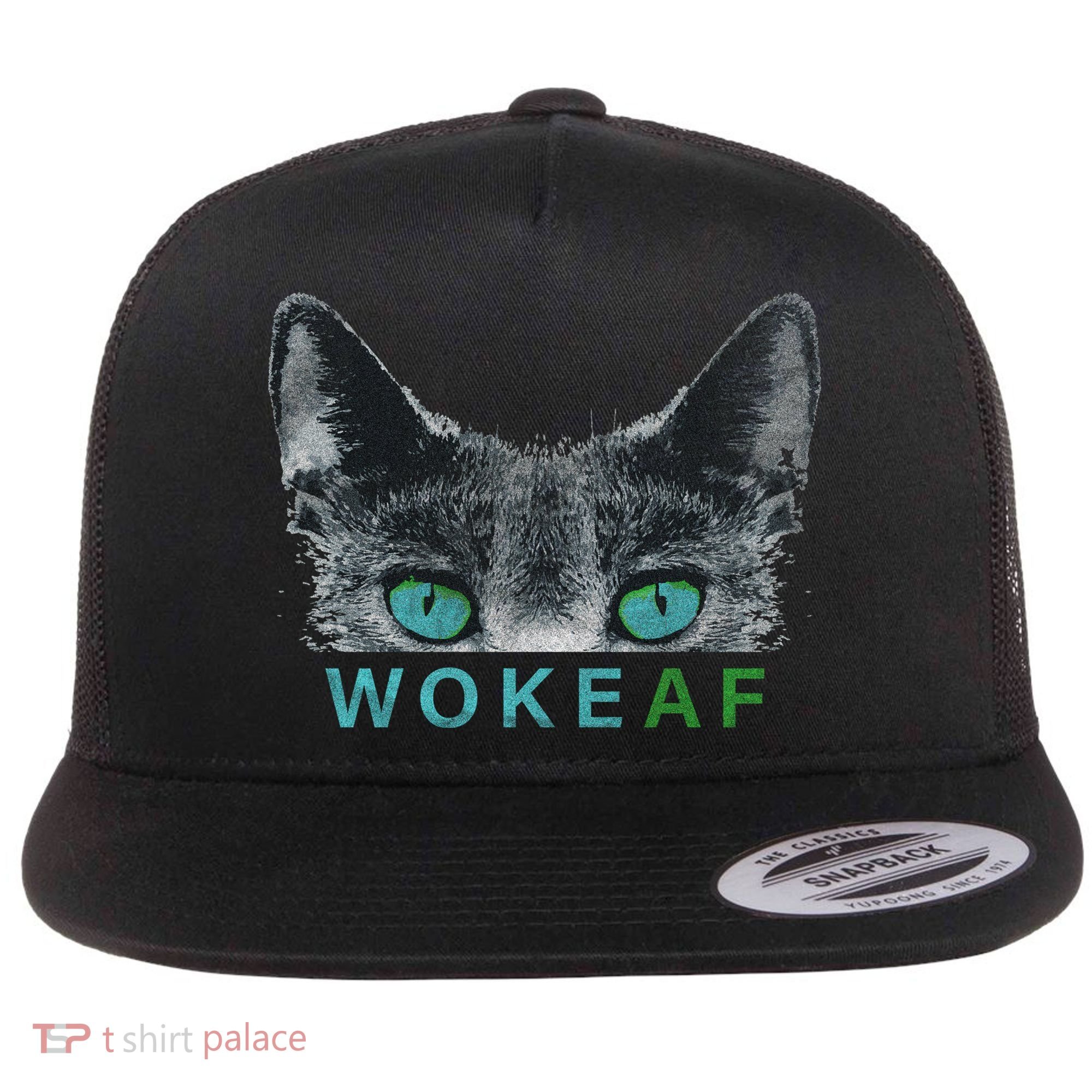 Woke AF Flat Bill Trucker Hat