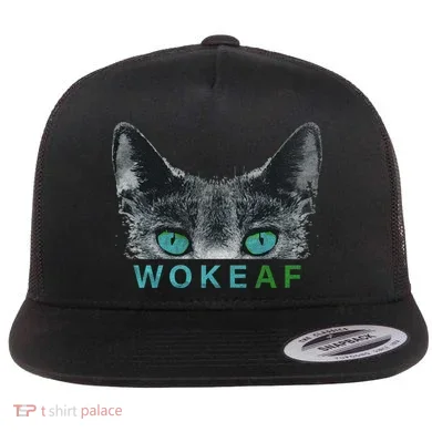 Woke AF Flat Bill Trucker Hat