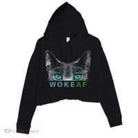 Woke AF Crop Fleece Hoodie thumb 0