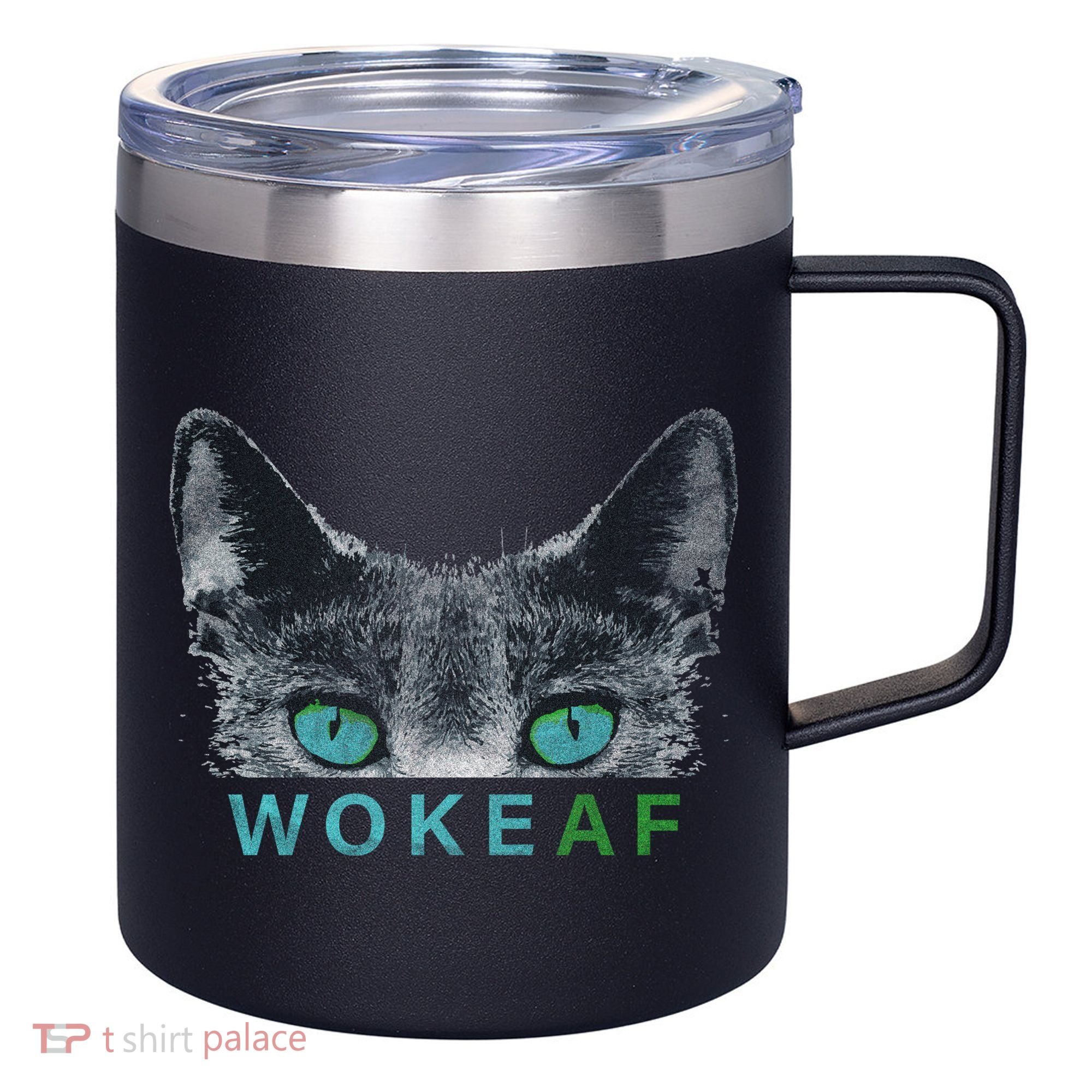 Woke AF 12oz Stainless Steel Coffee Mug