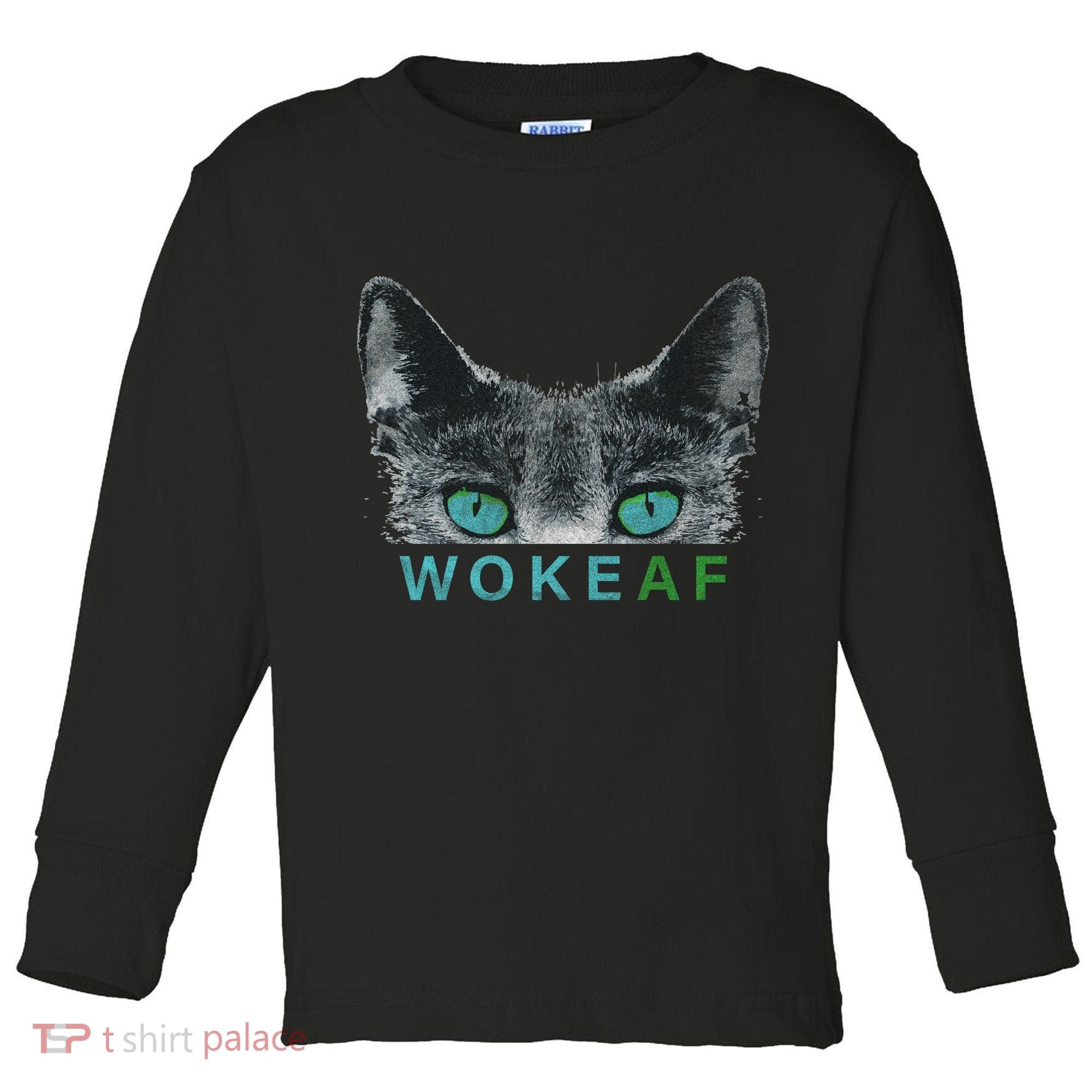Woke AF Toddler Long Sleeve Shirt