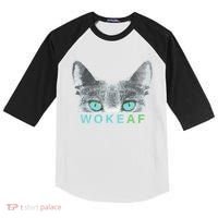 Woke AF Kids Colorblock Raglan Jersey thumb 0