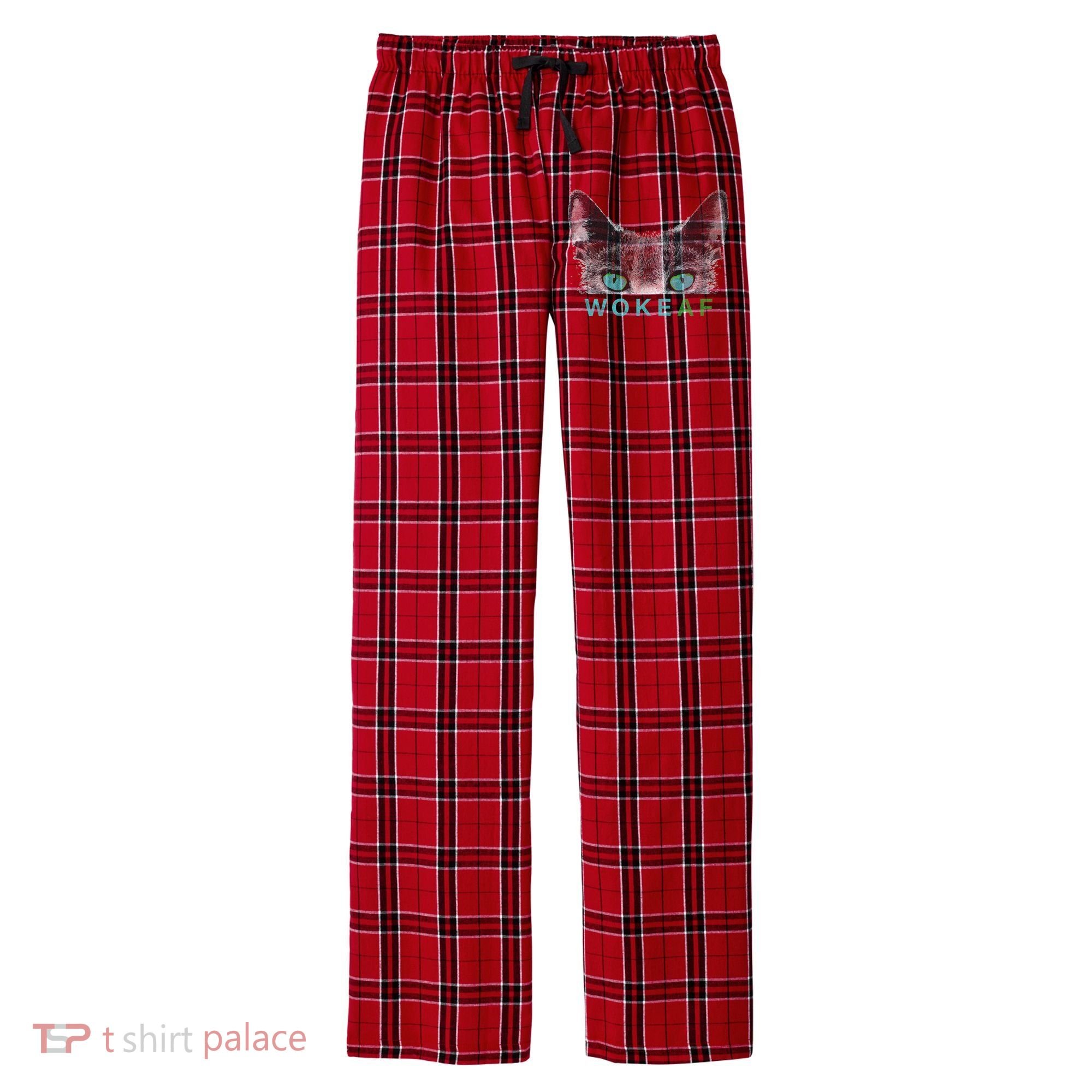 Woke AF Men's Flannel Plaid Pajama Pants
