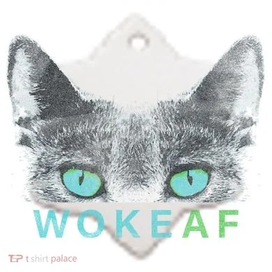 Woke AF Ceramic Ornament