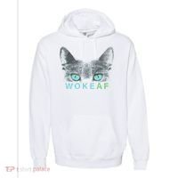 Woke AF Comfort Colors Garment-Dyed Hooded Sweatshirt thumb 0