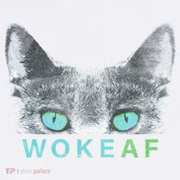 Woke AF Comfort Colors Garment-Dyed Hooded Sweatshirt thumb 2