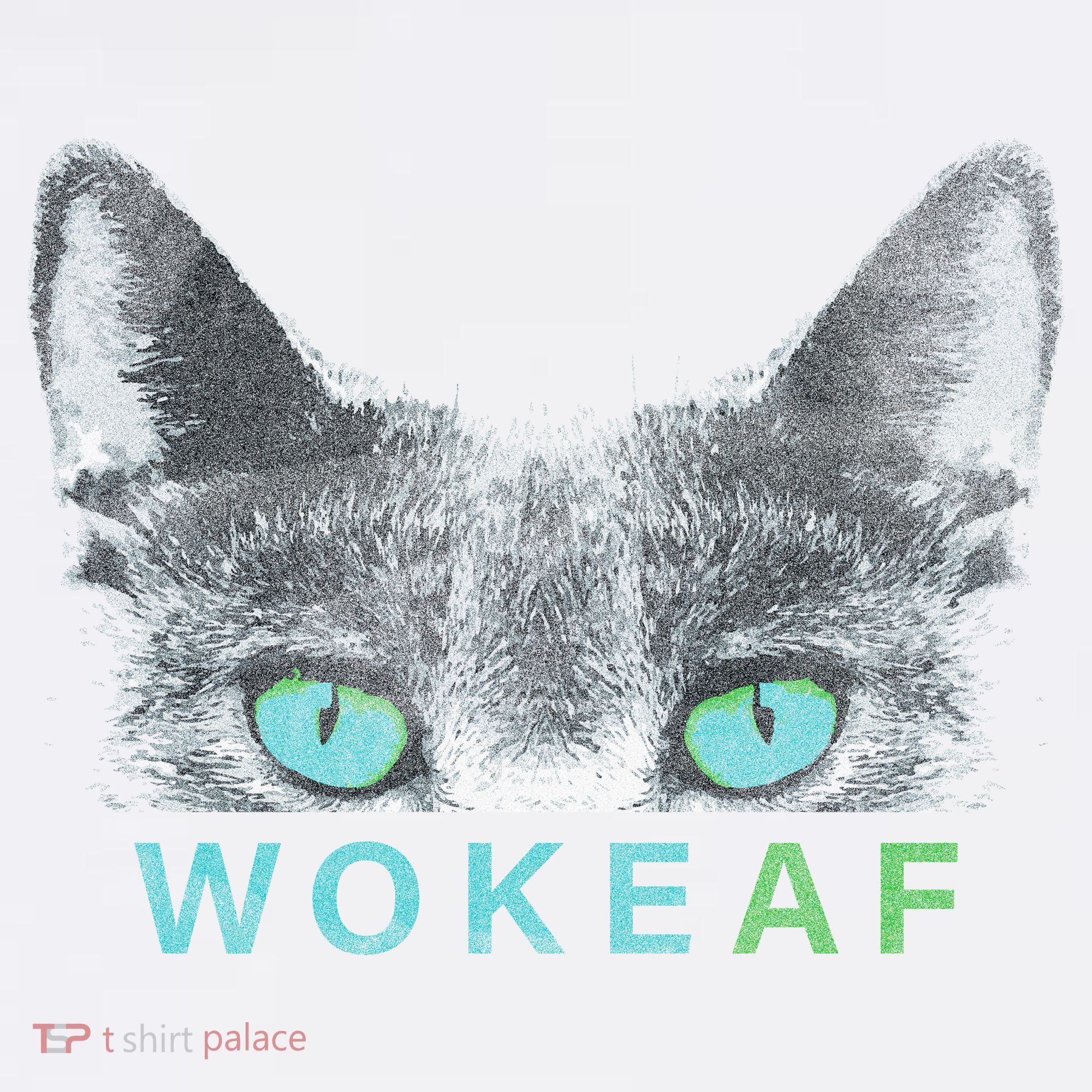 Woke AF Comfort Colors Garment-Dyed Hooded Sweatshirt