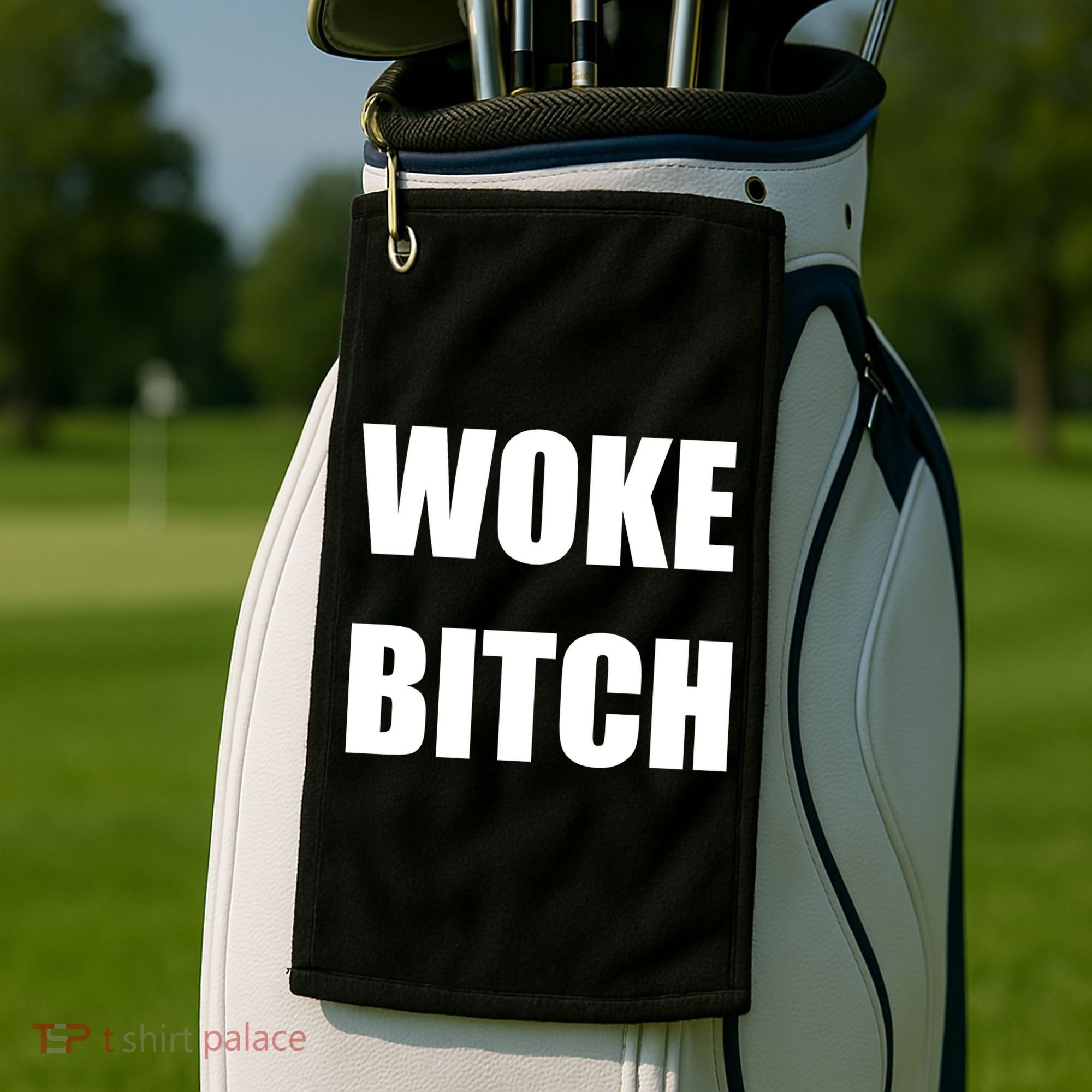 Woke Bitch Golf Towel