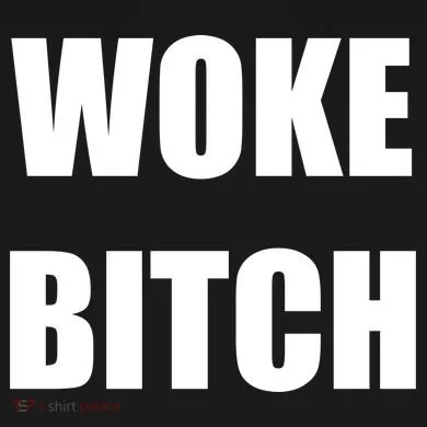 Woke Bitch Cropped Pullover Crew