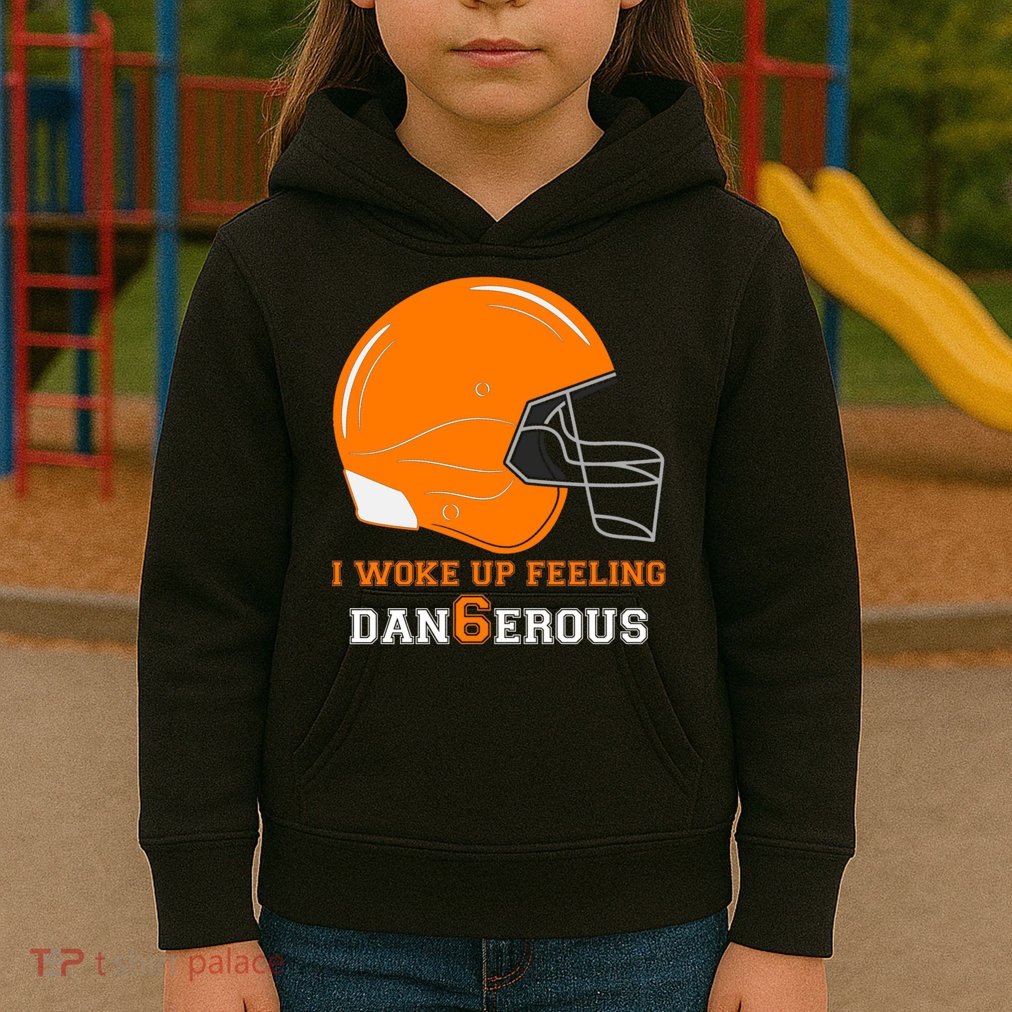 Woke Up Feeling Dan6erous (Dangerous) Kids Hoodie