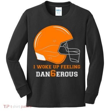 Woke Up Feeling Dan6erous (Dangerous) Kids Long Sleeve Shirt