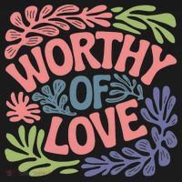 Worthy Of Love Inspirational Floral Pattern Kids Sweatshirt thumb 2