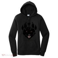 Wolf Claw Imprint Face Women's Hoodie thumb 0
