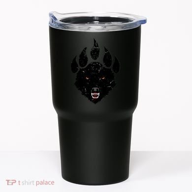 Wolf Claw Imprint Face Tumbler