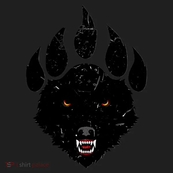 Wolf Claw Imprint Face Tumbler