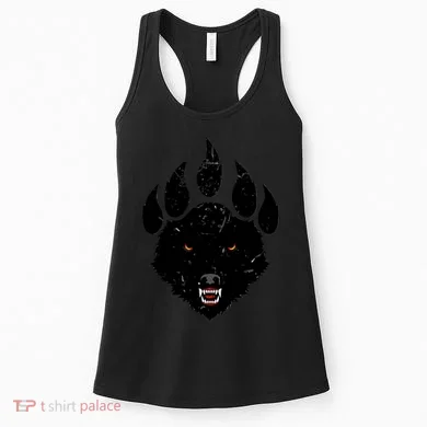 Wolf Claw Imprint Face Women's Tank Top